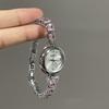 Light Luxury Rhinestone Temperament Bracelet Watch Niche High-End Sense Simple Fashion Medieval Women'S Chain Women'S Watch