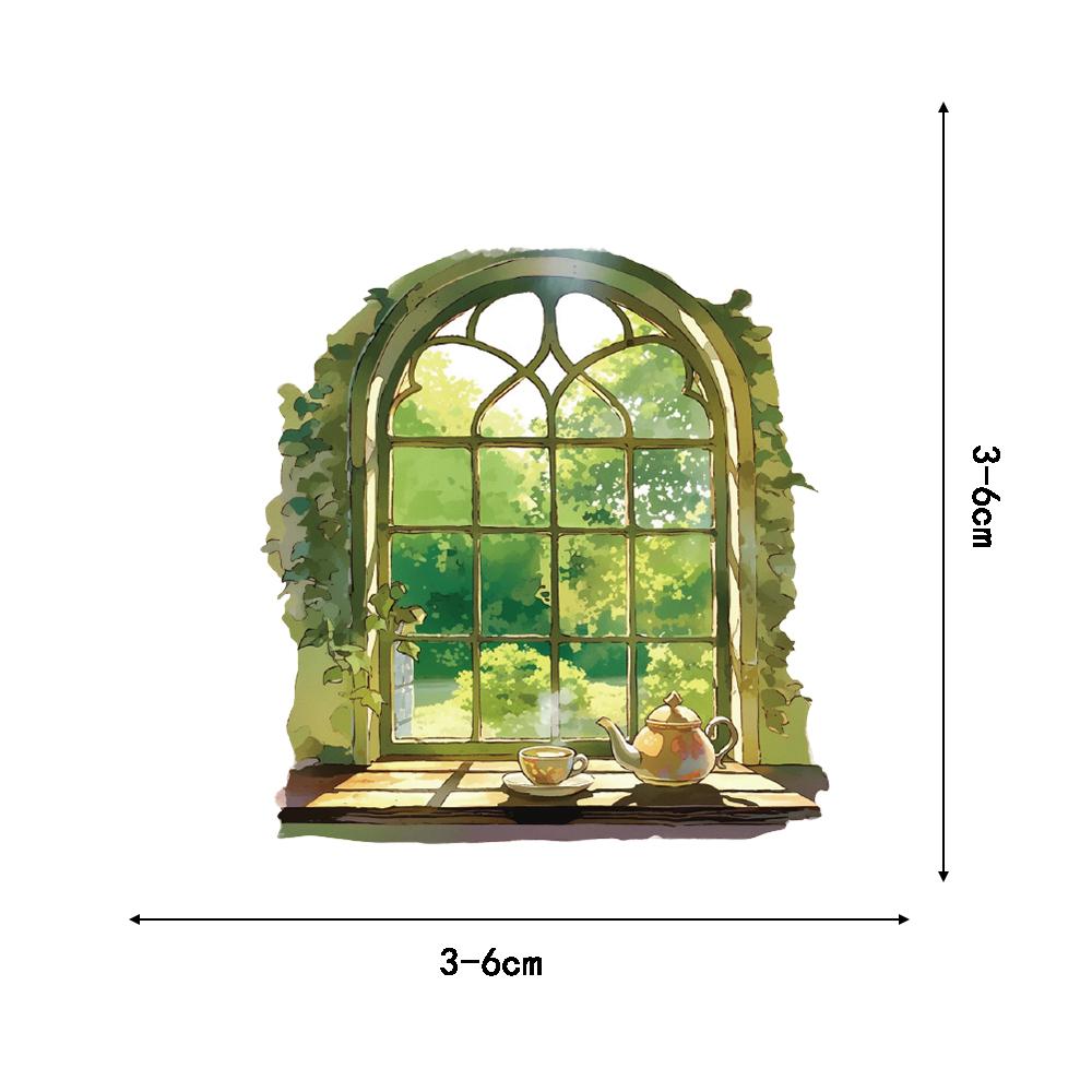 50PCS Fairy Tale Animals Sticker Notebook Skateboard Landscape Bicycle Laptop Luggage Creative Decorative Aesthetic Stickers