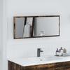 Mirror Smoked Oak 90 x 8.5 x 37 cm Engineered Wood
