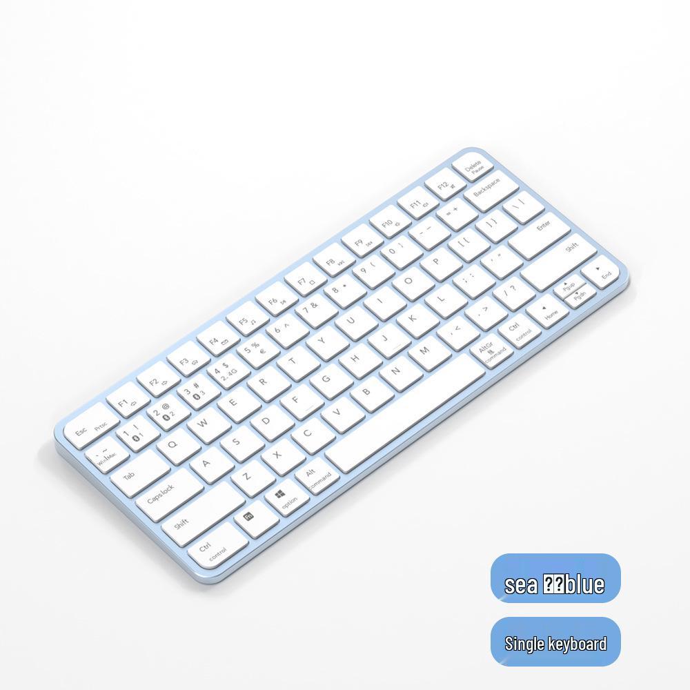 

Wireless Magic Bluetooth Keyboard & Mouse Set for Tablets, Phones & Computers - Lightweight, Adjustable, Scissor-Foot Design