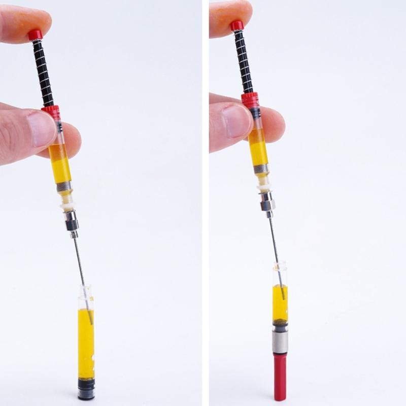 Ferramenta Profissional para Enchimento de Tinta de Caneta Tinteiro Mola Carregada Auxílio de Enchimento de Conversor de Tinta Para a Maioria das Canetas Tinteiro com Enchimento de Pistão