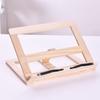 Portable Wood Bookends Stand Adjustable Reading Stand Recipe Cookbook Holder  School Office