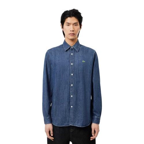 Lacoste Mens Denim Regular Shirt