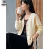Women's Versatile V-Neck Knitted Cardigan