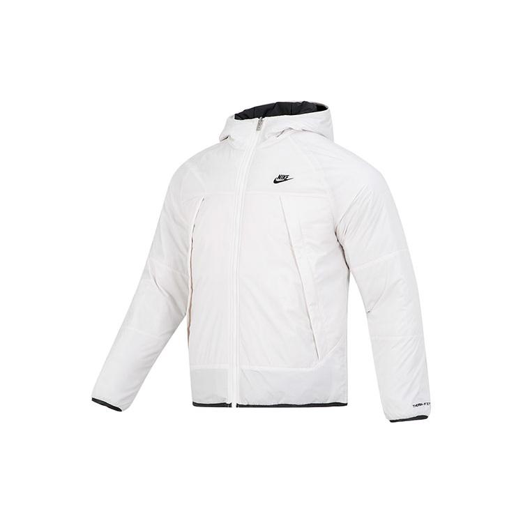 Nike Puffer Jackets Men's Black Hooded Moderate Quilted Padded Jacket (Unisex) Puffer Jackets DH2784 030