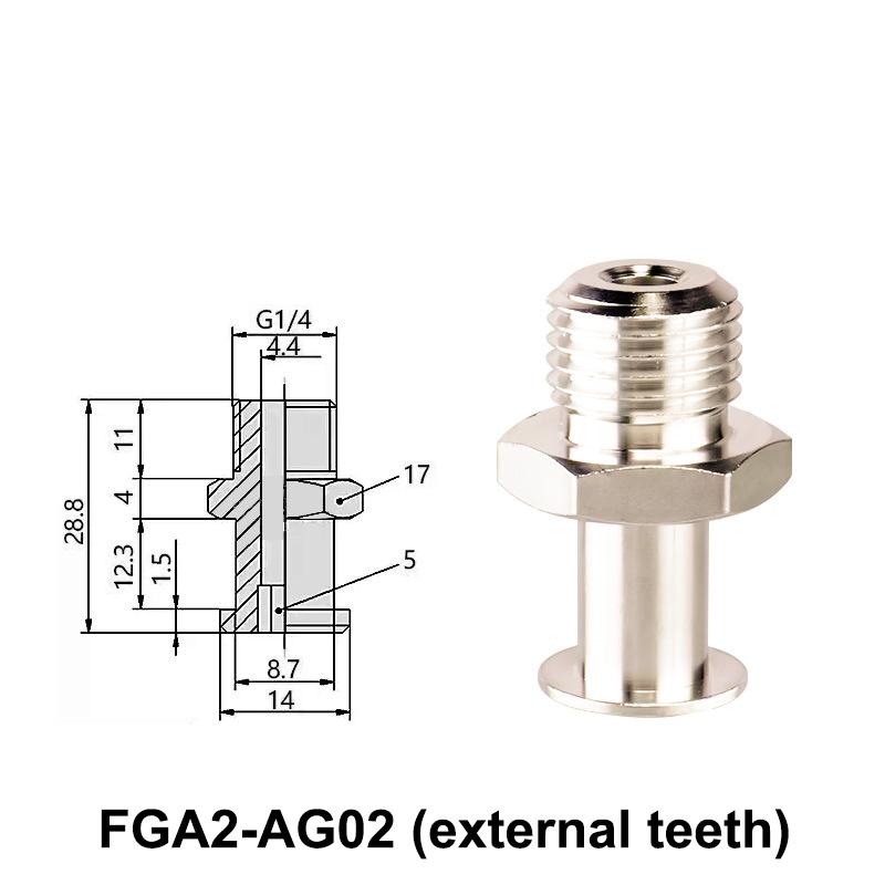 Fga-11/14/16/20/33/43/53/63 Threaded Suction Cup Organ Silicone Festos Rubber Suction Cup Vacuum Sucker Vento