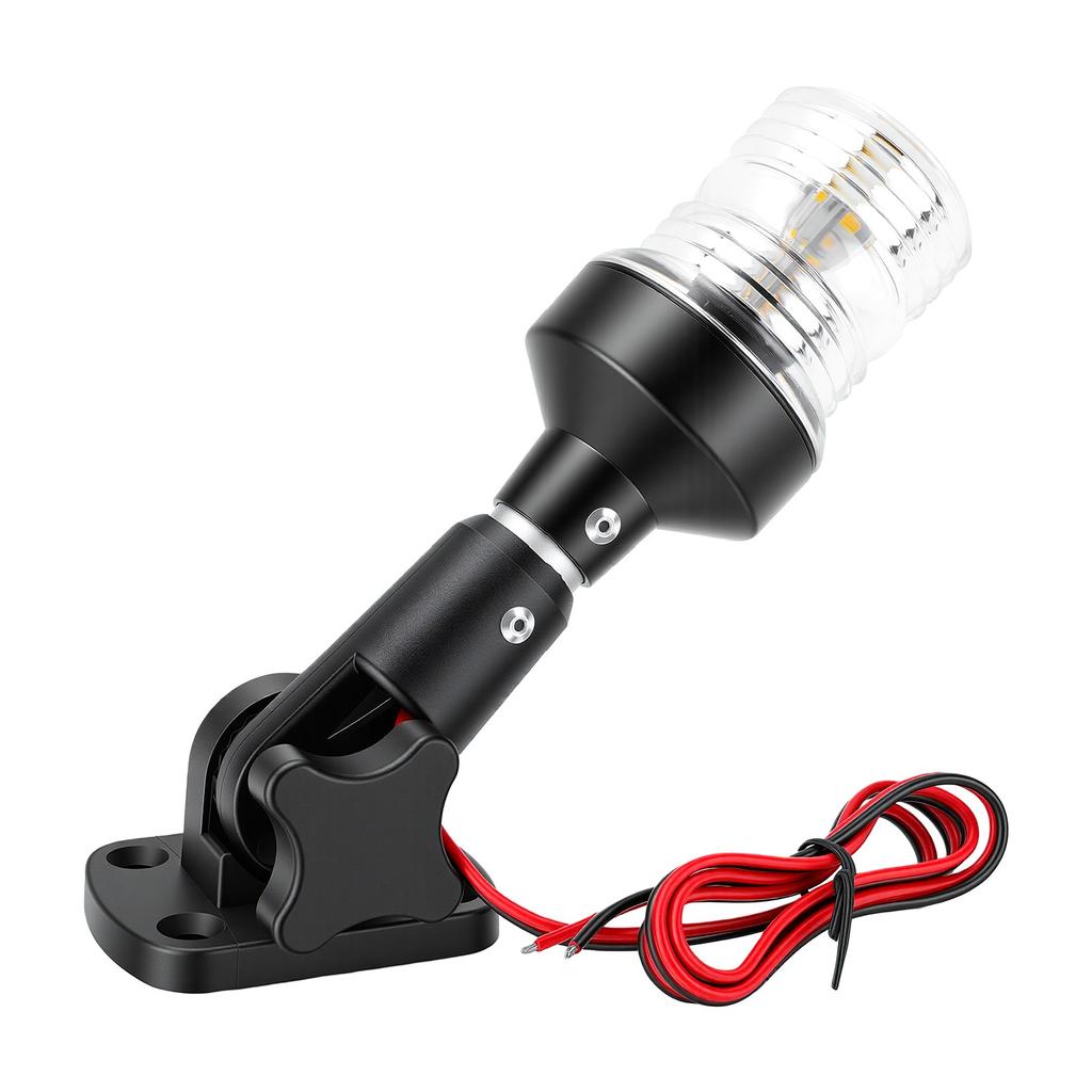 Pontoon Stern Light Bimini Light for Pontoon Boat LED Water Proof IP67 3NM Boat Anchor Light Marine Grade 360 Degree