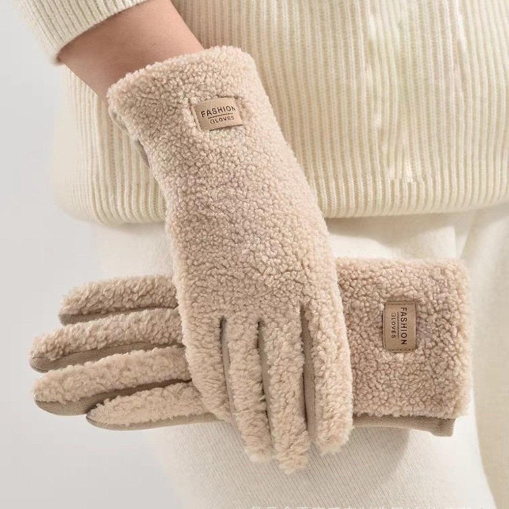 Touchable Screen Touch Screen Gloves Polar Fleece Skiing Gloves  Autumn and Winter