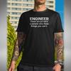 Engineer Noun Mens T Shirt Funny Work Trade Birthday Xmas Gift