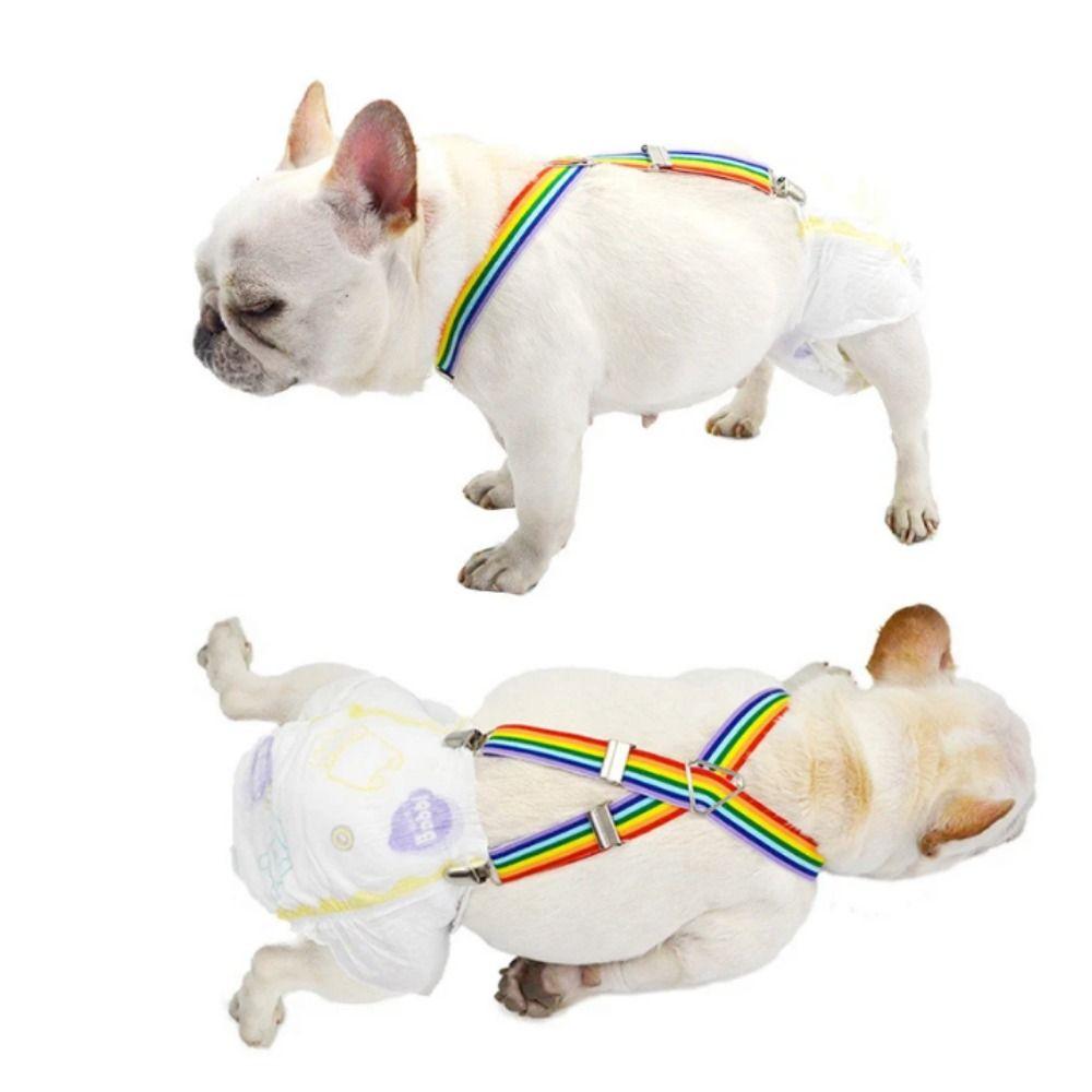Adjustable Dog Suspender Anti-drop Strap Dog Diaper Keeper Suspender For Pet Pant Skirt Clothes