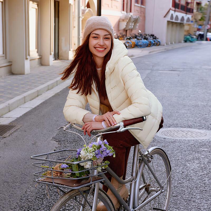 Tanboer Women's Lightweight Hooded Down Jacket TB5330238A