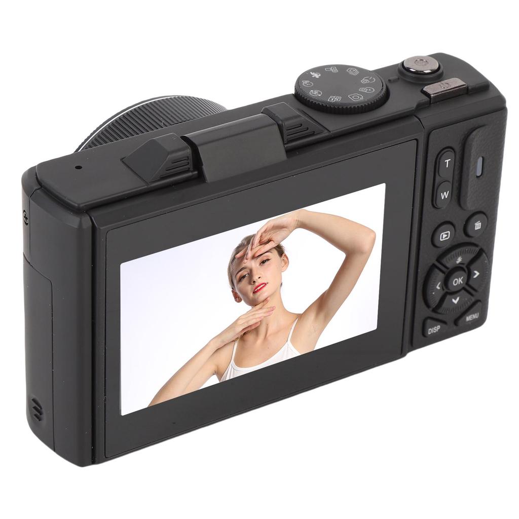 Digital Camera 5K 75MP HD 18X Zooming Autofocus 180 Degree   Screen Anti Shake Retro Digital Camera for Selfie Travel