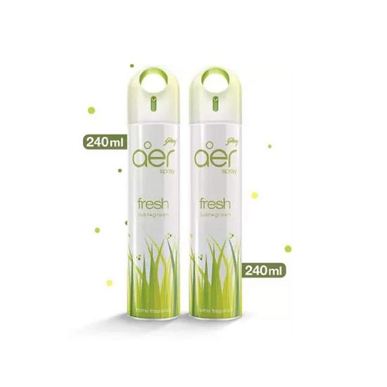 

Godrej Aer Fresh Lush Green спрей (Упаковка 2 x 240 мл)