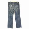 Made in Japan Lounge Lizard Whisker Wash Cutoff Denim Men 2 Blue Straight Lounge Lizard(USED)