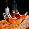 Creativ Corn de bou Cupă de cocktail Pahar de shot Spaniolă Restaurant de specialitate Bar Băutură Pahar de vin Lichior Băuturi spirtoase Vodcă Whisky Tumbler