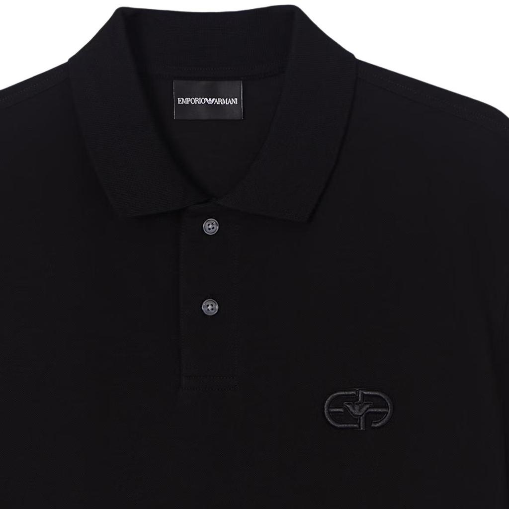 Emporio Armani Ss26 Embroidered Eagle Logo Fashion Short Sleeve Polo Shirt Men tops EM004579-AF13742-UC001