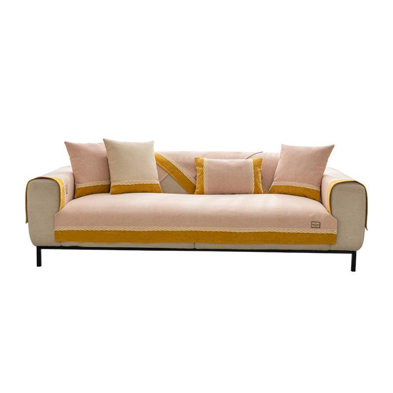 Bawełna i Len Bawełna i Len Poduszki na Sofę, Pokrowce na Sofę, Ręczniki na Oparcie Antypoślizgowe, Poduszki na Siedzisko, Tkaniny na Pokrowce na Sofę