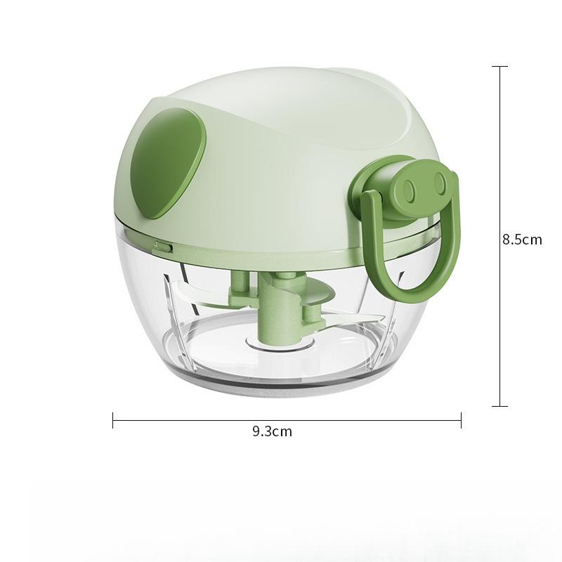 

Mini Manual Garlic Chopper Portable Plastic Kitchen Tool for Ginger Pepper Vegetable