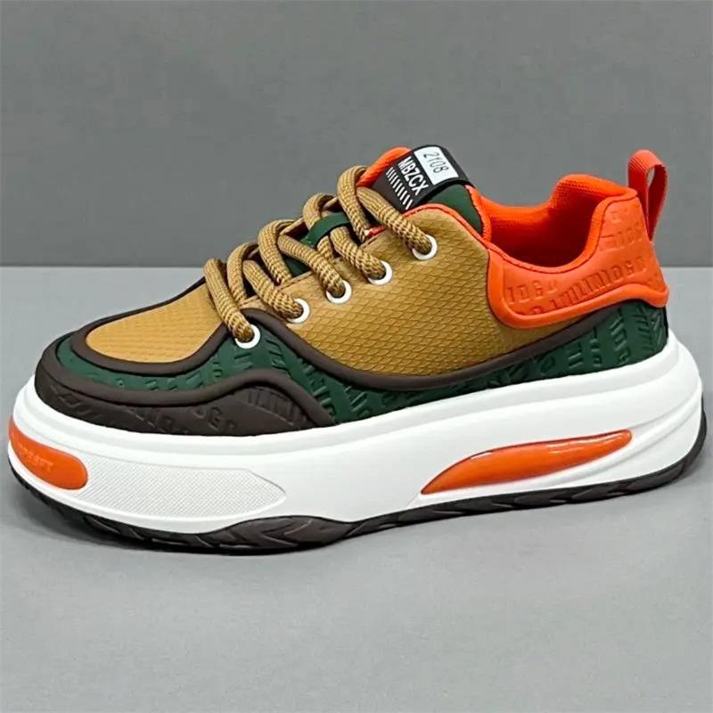 New leather surface sports casual shoes comfortable shoes trendy dad shoes mbz