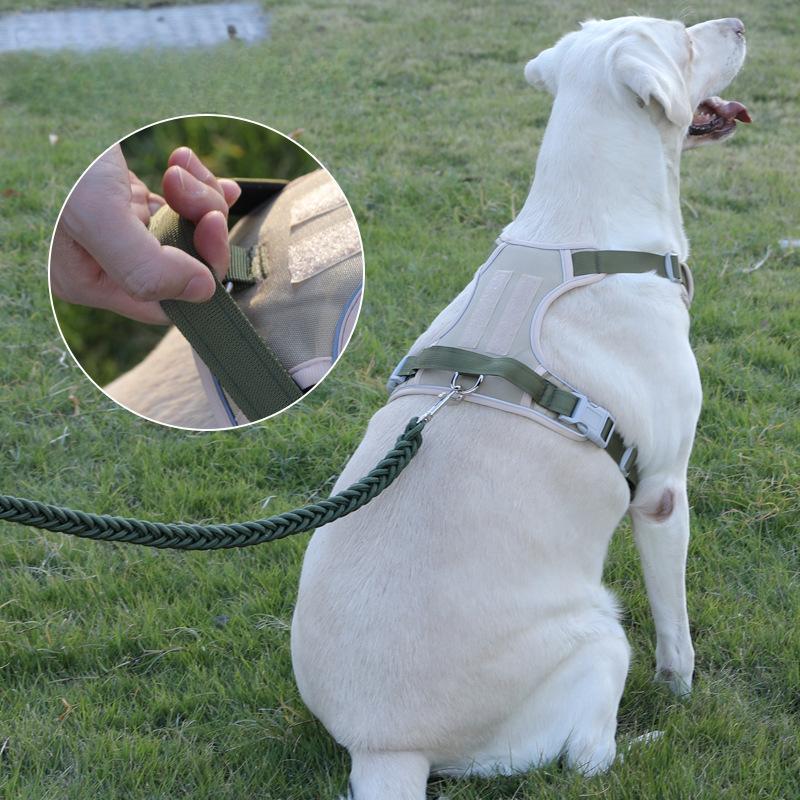 Dog Leash Explosion-proof  Large Dog Chest Strap Reflective Dog Leash Vest Type Pet Leash
