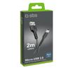 USB-A - Micro-USB 2m cable - black