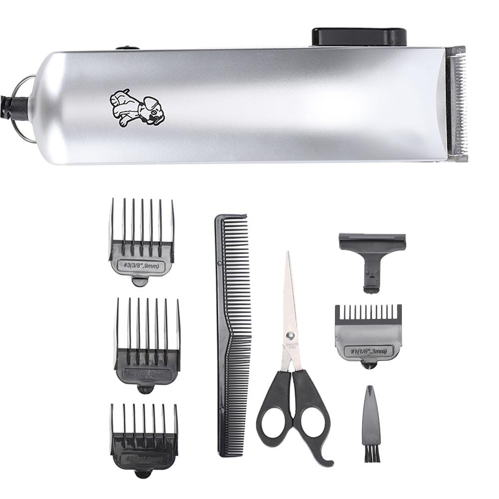Profesjonell elektrisk kjæledyrhårklipper Hund Kattehårtrimmer Stelleverktøy EU-plugg 220V