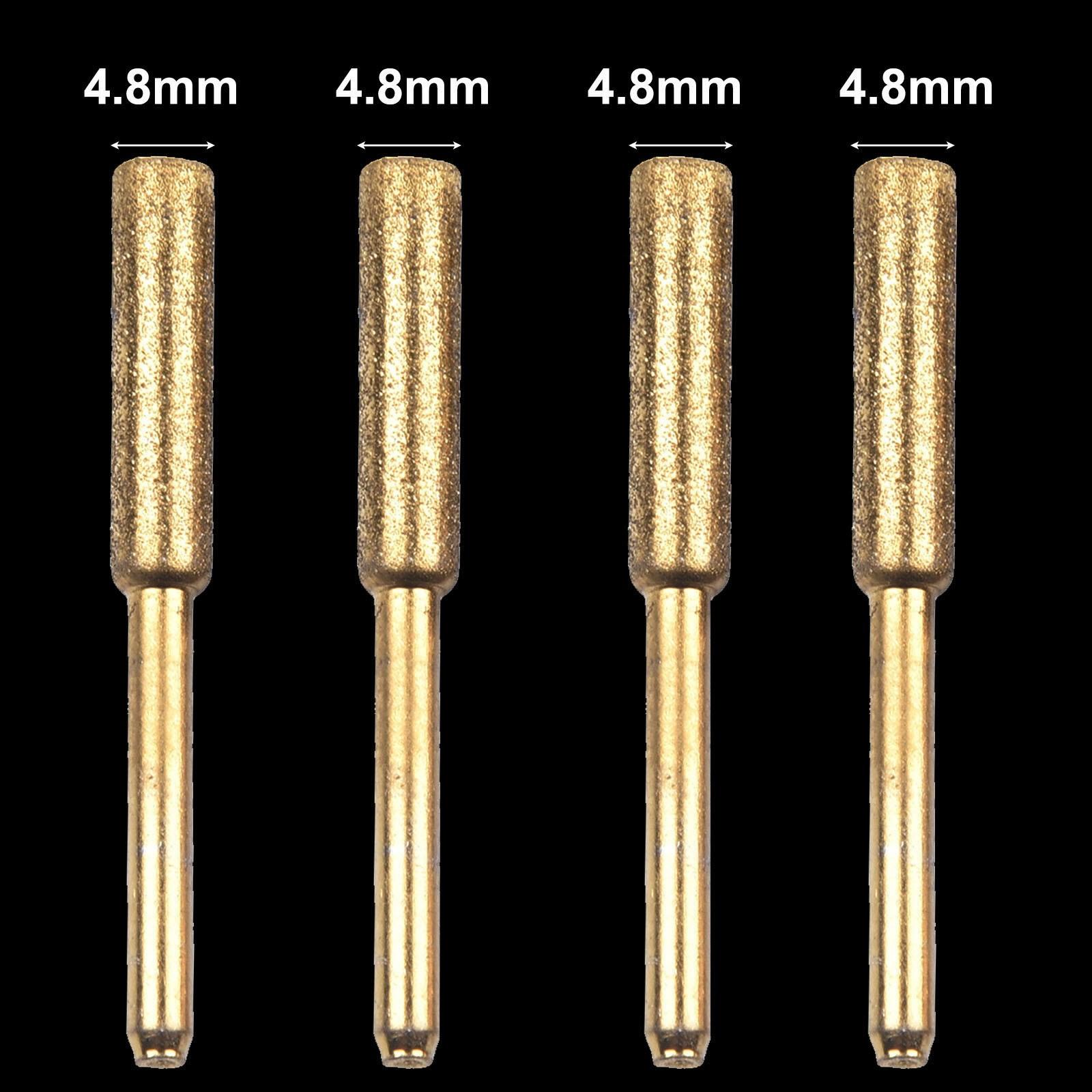 

4 шт. Алмазні циліндричні бори Бензопила Енер Шліфувальний ланцюг Бензопила Шліфування