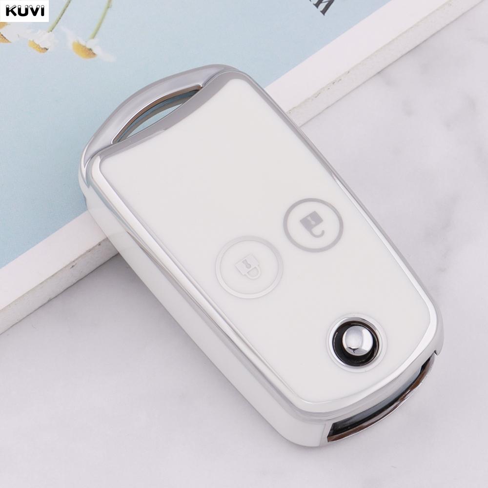 2 3 Buttons Tpu Car Key Case Cover Flip Remote Control Fob Protector Skin For Honda Acura Accord Cr-V Civic Jazz Cr-Z 2011 2012