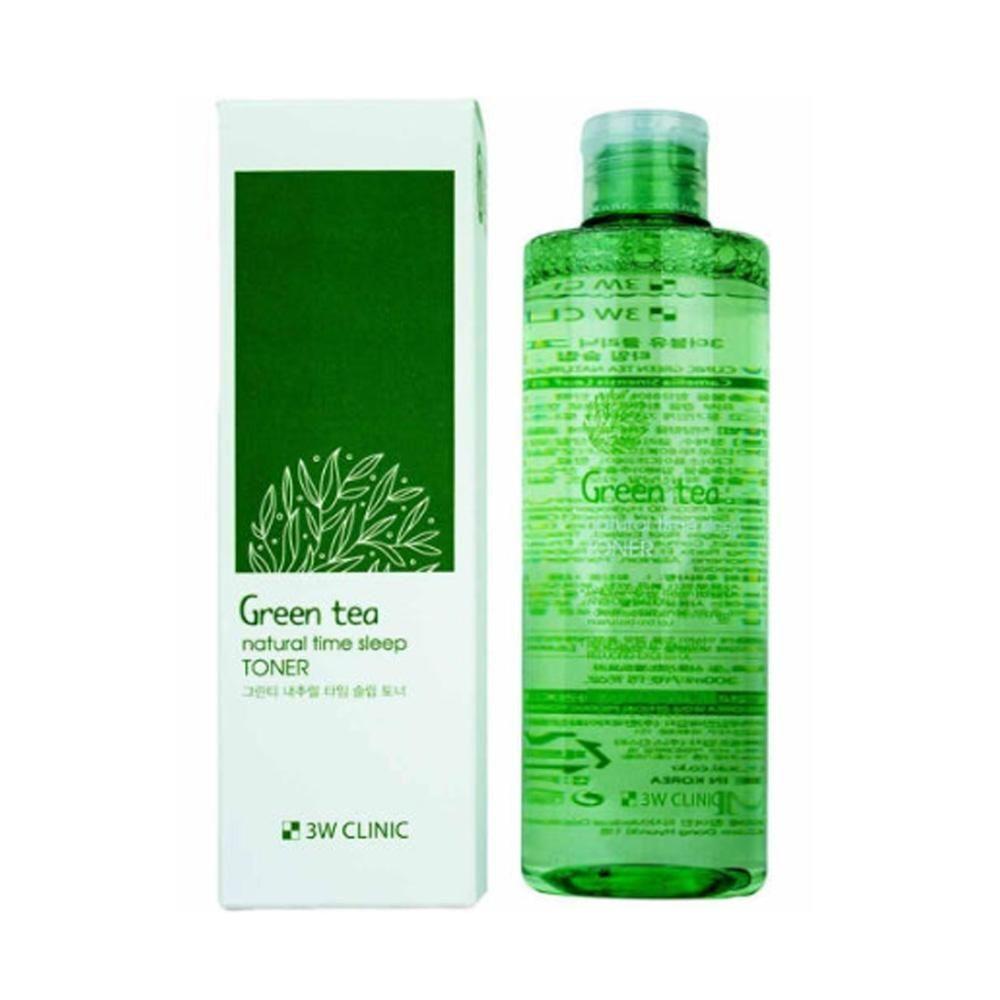 Green Tea VJVVLPKL Natural Time Sleep Toner 300ml 3w Clinic 300ml