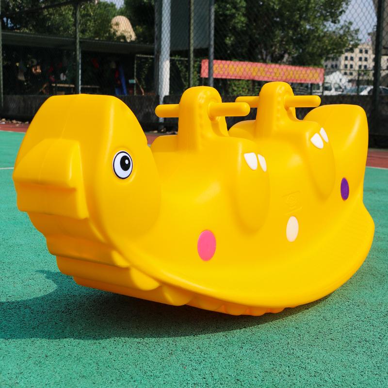 Thickened Plastic Animal Kindergarten See-Saw Children's Play Equipment Home Use Large Size Double Person See-Saw for Kids