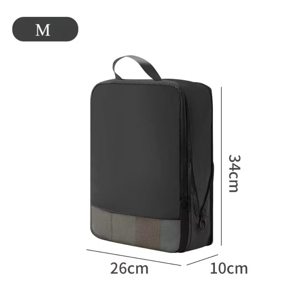 Space Saving Compression Storage Bag with Handle Portable Travel Clothes Sorting Bag Large Capacity Transparent Window