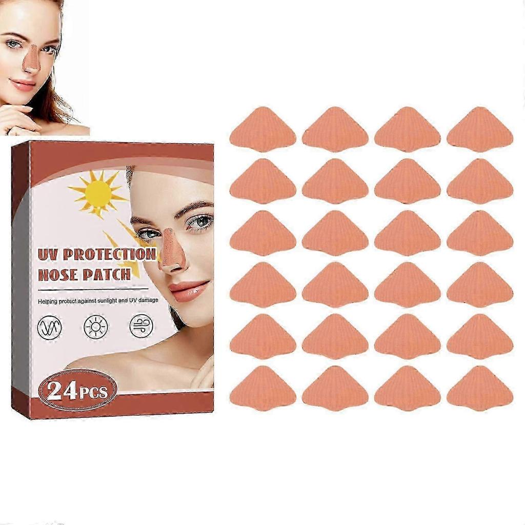 2025 Outdoor Nose Plaster Sun Nose Patch Outdoor Nose Strips Nose Protection Sun Protection For Summer Sports Sun Protection Nose Strips 48pcs