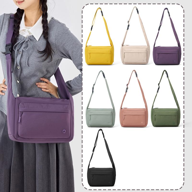 Women's Nylon Bag Commuter Shoulder Bag Large Capacity Travel Crossbody Bag