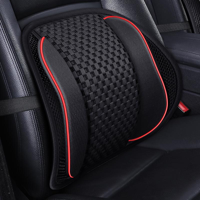 Universal Car Back Support Chair Massage Lumbar Support Waist Cushion Mesh Ventilate Cushion Pad For Car Office Home