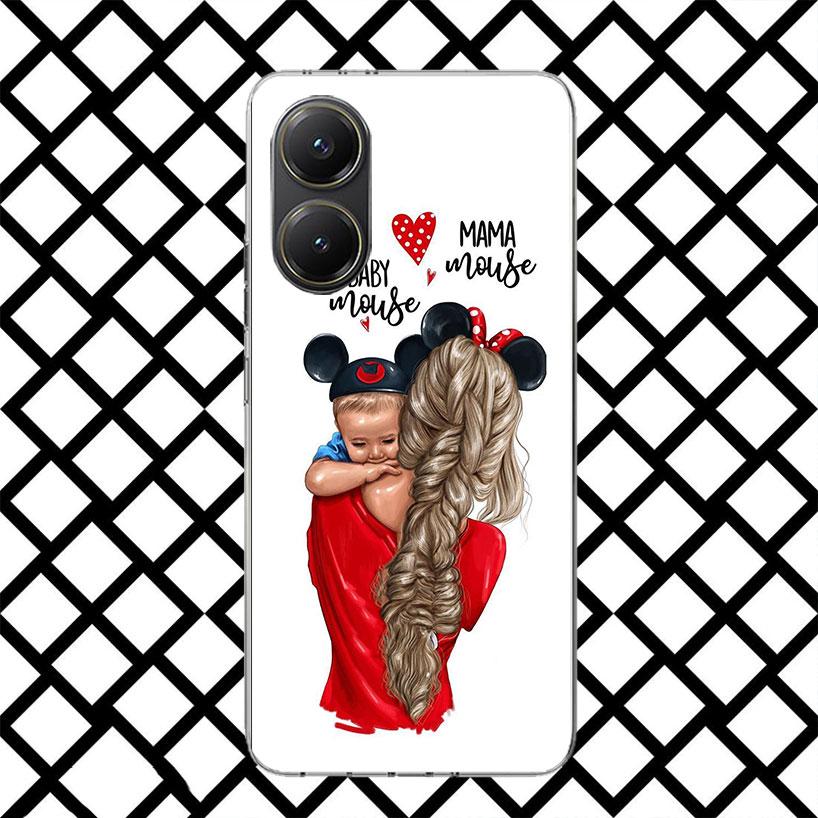 Baby Mom Girls Phone Case for Xiaomi Poco F7 Ultra X7 X6 X5 Pro X4 Gt M8 M7 Redmi 15 15C 13 13C 12 12C Soft Cover Fundas Poco F7