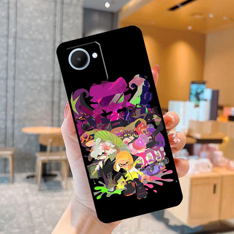 Splatoon 2 Case For Realme C55 C33 C31 C35 C30 C11 C15 C25s C21Y GT Neo 5 3T 2T 8 9 10 11 Pro Plus