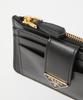 Prada SAFFIANO Card Case, Women's, 1MC038, 2CNP, NERO [Parallel Import]
