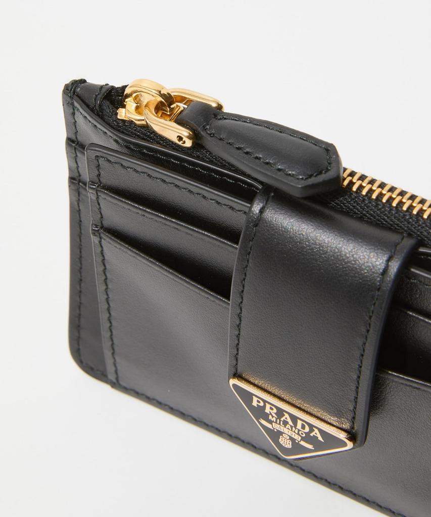 Prada SAFFIANO Card Case, Women's, 1MC038, 2CNP, NERO [Parallel Import]