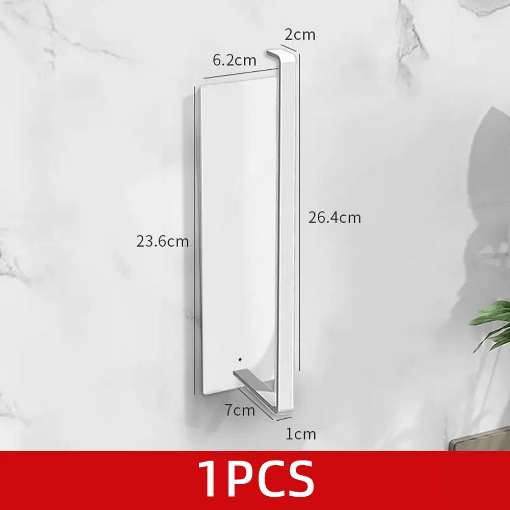 

Kitchen Paper Towel Holder Adhesive Tissue Hanger Toilet Roll Paper Dispenser Cabinet Storage Napkin Rack Bathroom Accessories білий