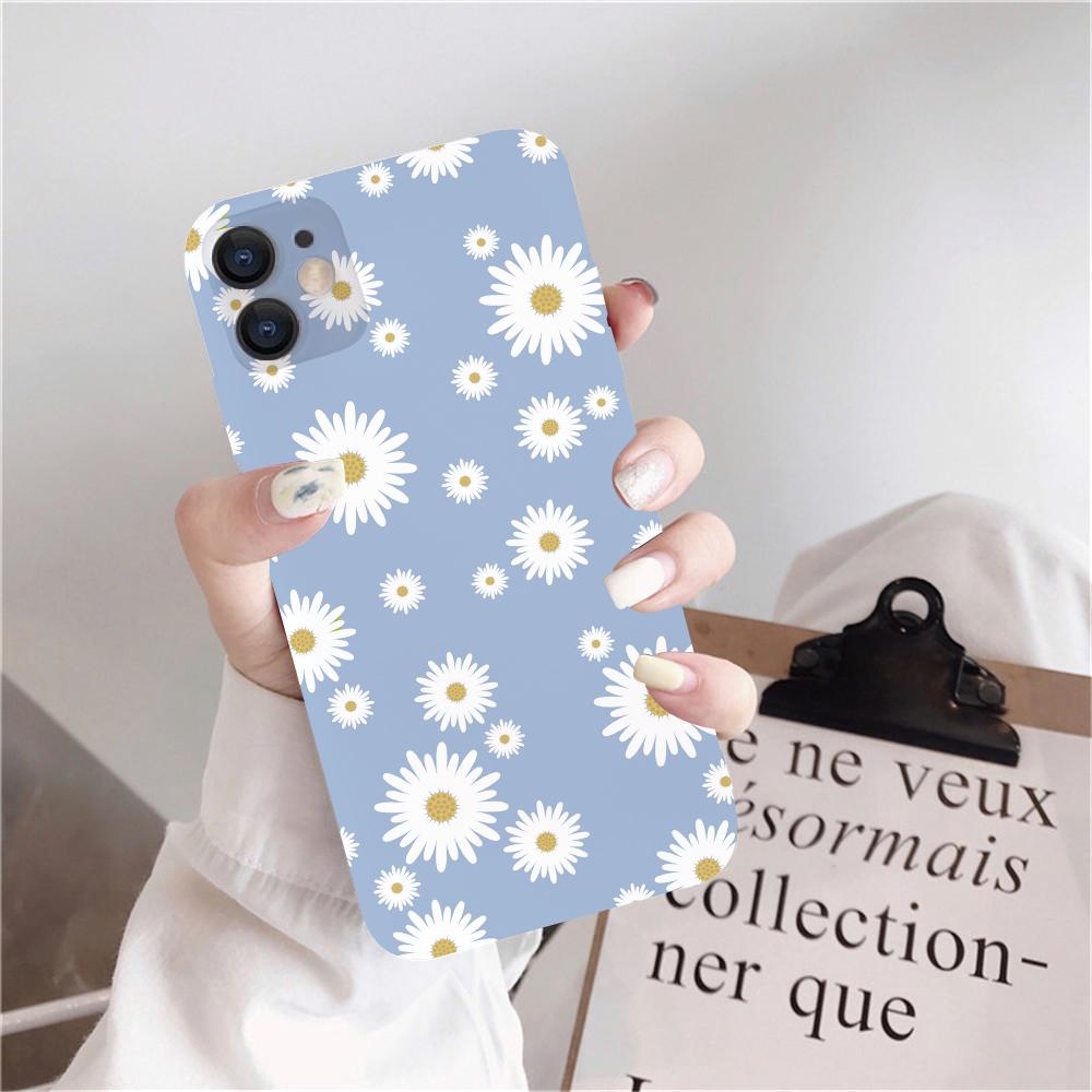 

Чехол для телефона с маленьким цветочным узором для Samsung Galaxy A32 A52 A12 5G A72 A42 A02 A02S 4G, Мягкая силиконовая задняя крышка из ТПУ с акварелью For Samsung A72