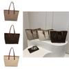 Fashionable Vintage Plaid Tote Bag For Women Stylish Large Capacity Shoulder Bag