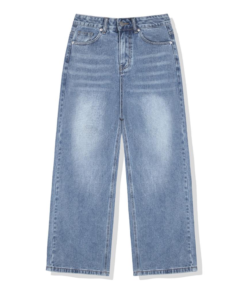 ANEWBROS Nord-Washed Wide Denim Pants 7 Colors [Anbd_8002] (A Type)