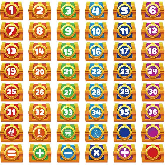 WaaHome Line Up Spots for Classroom Floor - Floor Number Stickers 1-30 for Classroom Lining 4" Removable Vinyl Line Up Stickers Dots Decals for