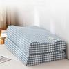 Latex Pillow Soft Cotton Latex Pillow Case Cover Solid Color Plaid Sleeping Pillowcase for Memory Foam Pillow 30x50CM