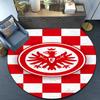 Eintracht Frankfurt Crest Round Rug for Livingroom,Bedroom, Palyroom, Chair Rug, Area rug, Circle Carpet, Fan Christmas gift