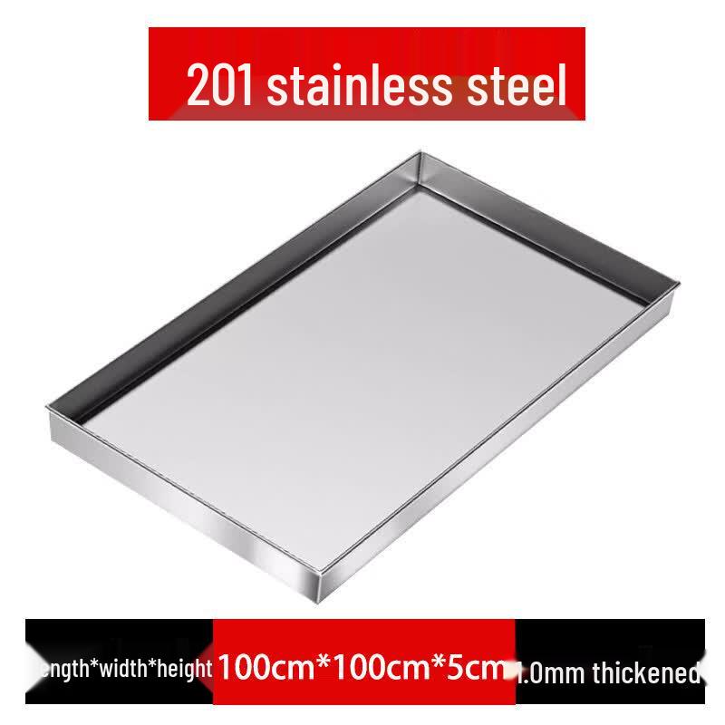 Stainless Steel Rectangular Leak-Proof Drip Tray