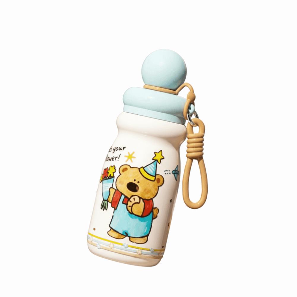 Cartoon Insulated Cup Animal Pattern Insulated Water Bottle Stainless Steel Water Cup  Daily Carry