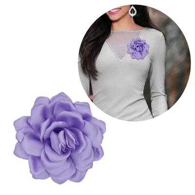 Stilvolle Stoffblumen-Brosche Accessoire Anmutige Stoffblumen-Reversdekoration Zarte Brosche für Jubiläumsgeschenke