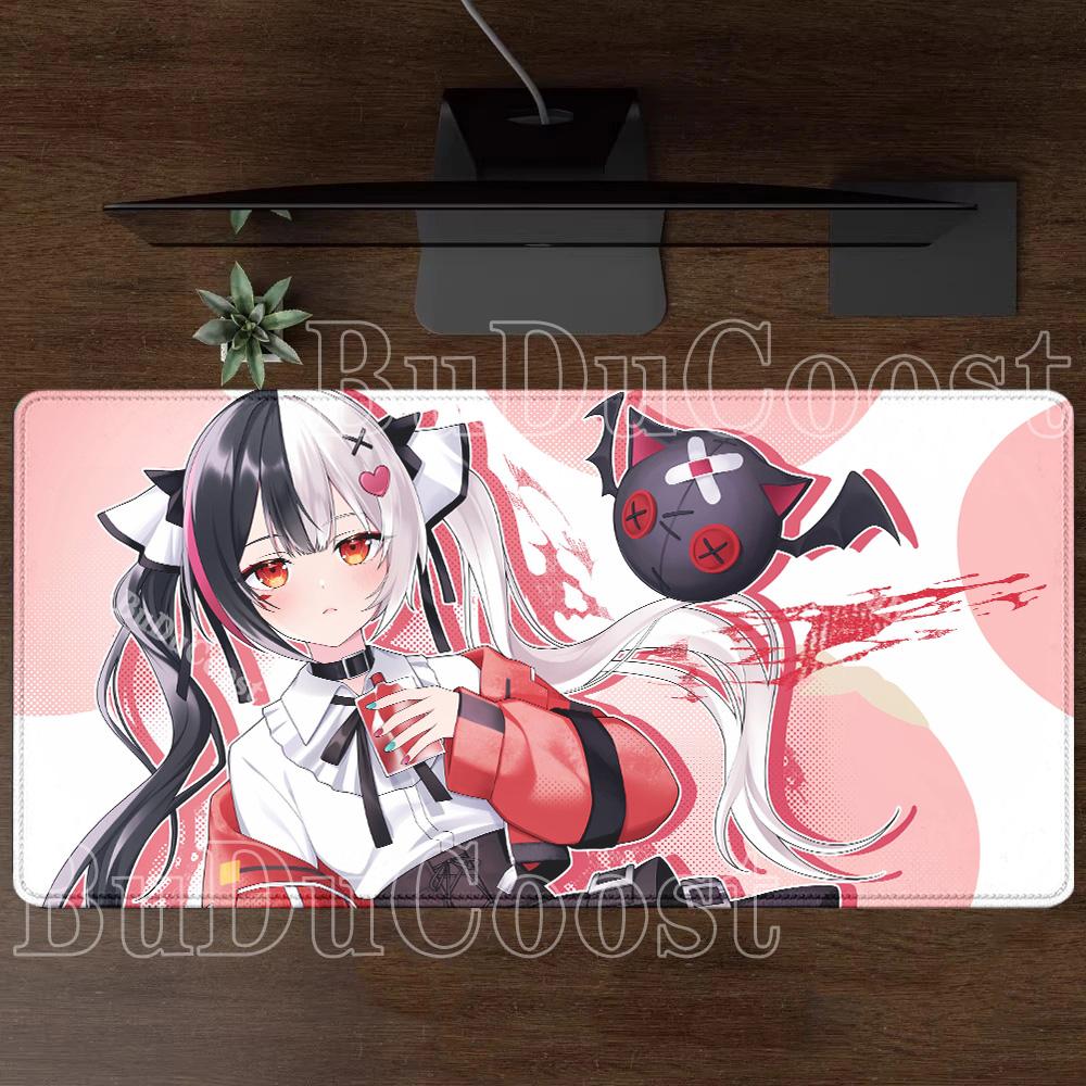 Neverness To Everness Lacrimosa NTE Mousepad Kawaii Anime Girl Mouse Pad PC Non-Slip Rubber Edge Locking Gaming Office Desk Mat