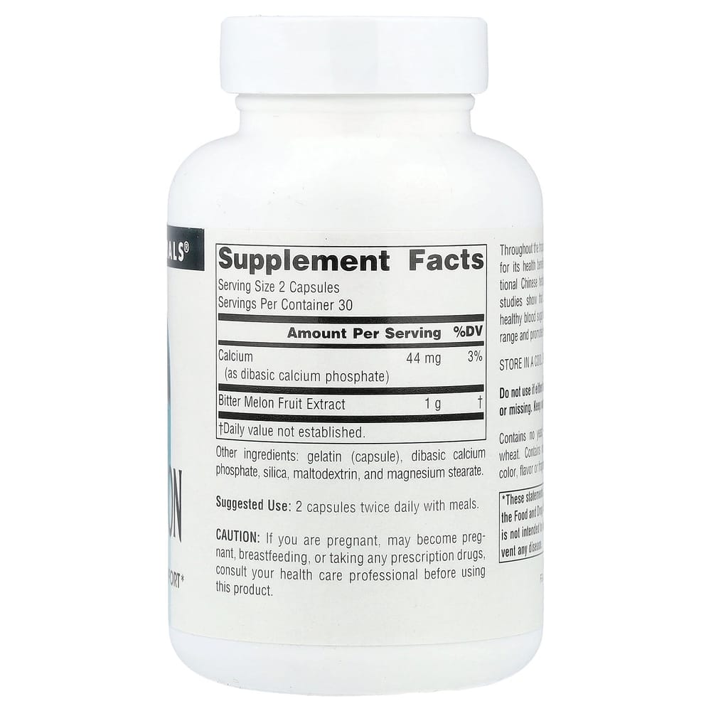 Source Naturals Bitter Melon, 60 Capsules